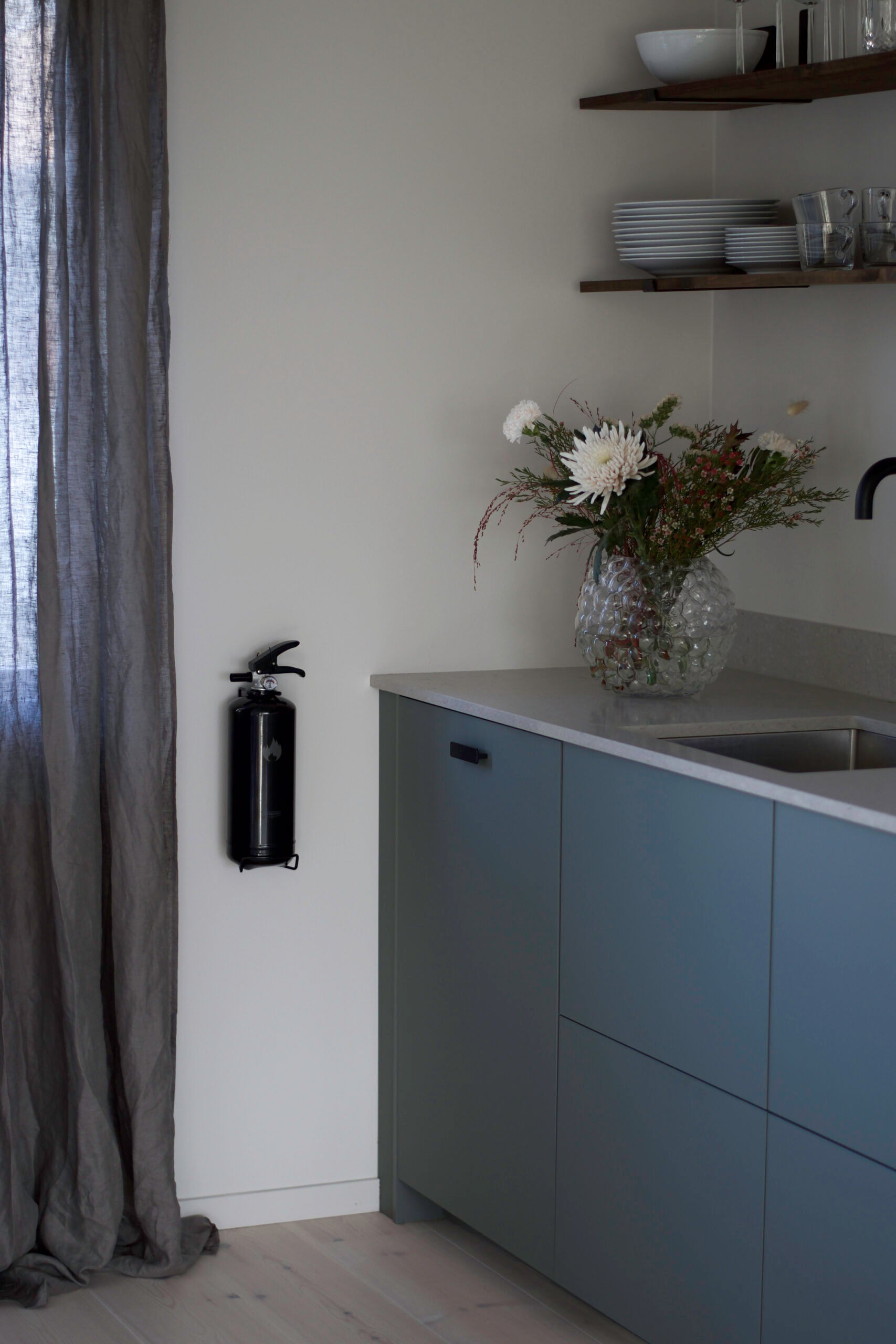 Housegard design pulverslukker - 2 kg, sort