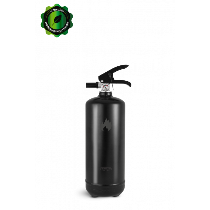 Housegard design pulverslukker - 2 kg, sort