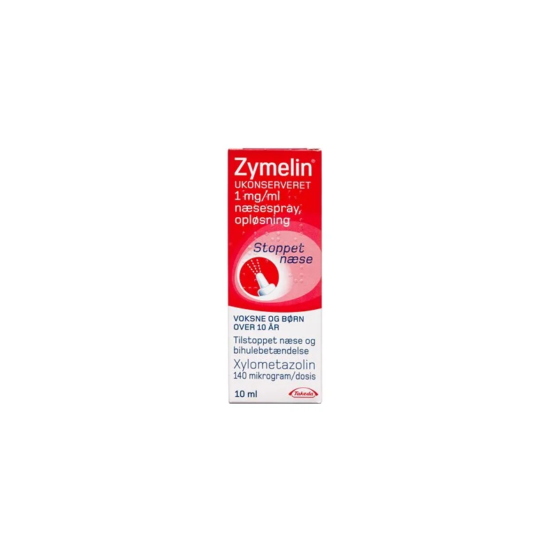 Zymelin ukonserveret næsespray 10 ml