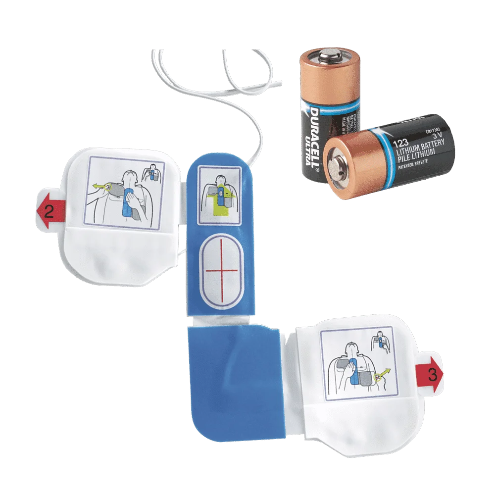 AED Plus batterier + CPR-D Padz elektrode