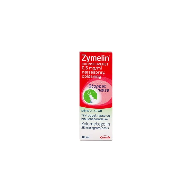 Zymelin Junior ukonserveret næsespray, opløsning 10 ml