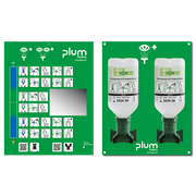 PLUM Øjenskyllestation dobbelt åben