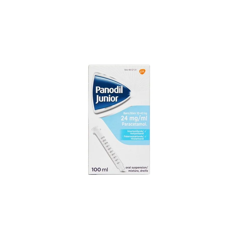 Panodil Junior oral suspension 100 ml – Smertestillende til børn