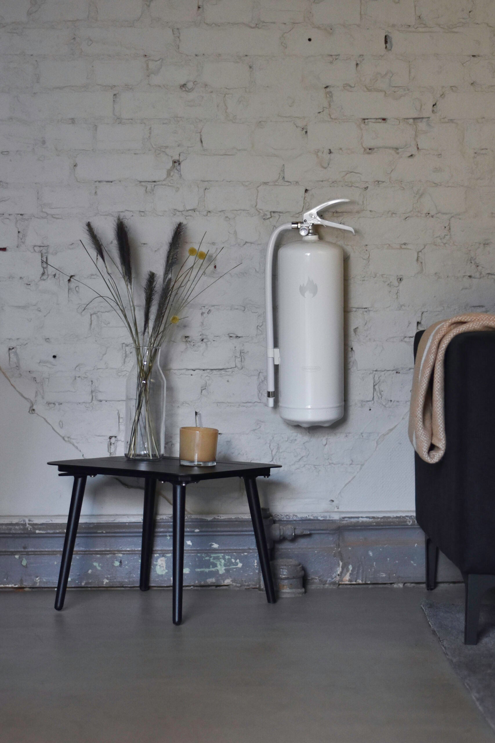 Housegard design pulverslukker - 6 kg, hvid