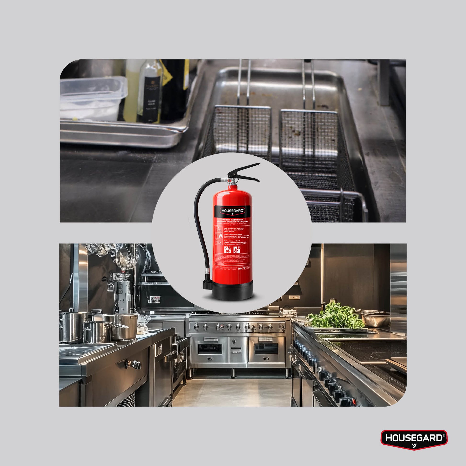 Housegard fedtslukker 6L, fluorfri