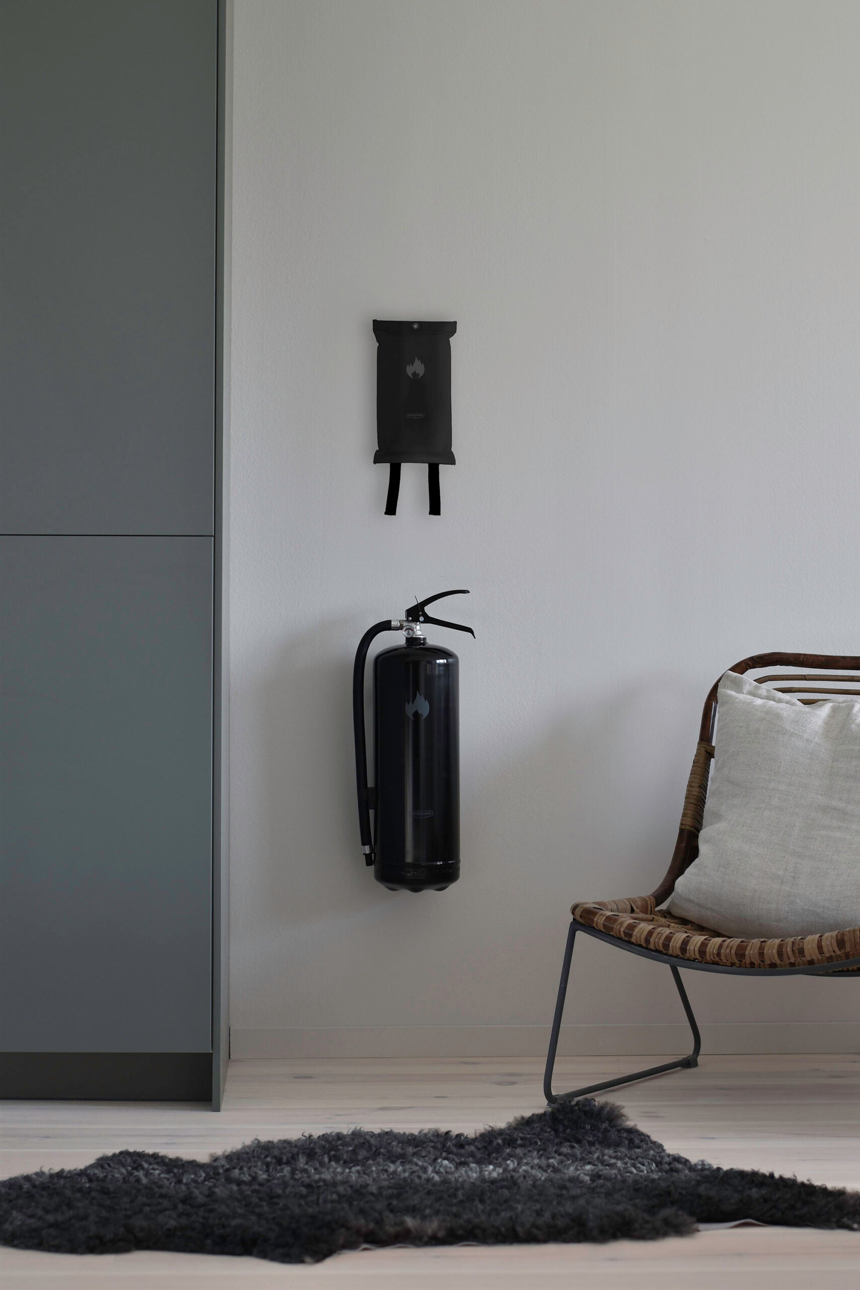 Housegard brandtæppe, 120x180 cm, Sort