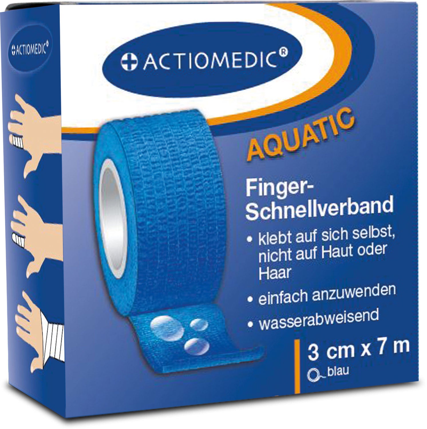 Actiomedic® AQUATIC plaster - blå