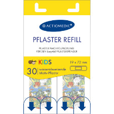 EasyAid Refill - ELASTIC plaster til børn 19 x 72 mm, 30 Stk.