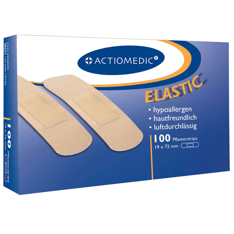 Actiomedic® ELASTIC plasterstrips 19 x 72 mm – 100 stk.