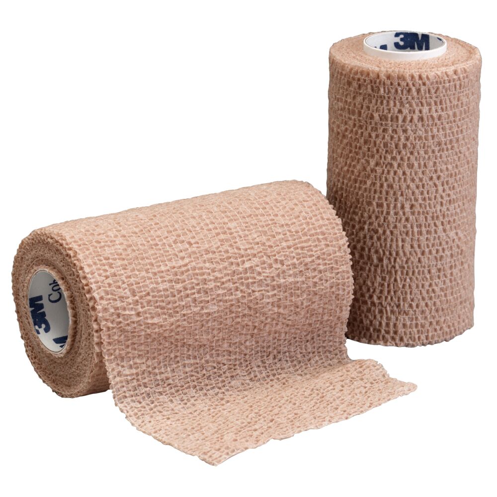 Coban Selvklæbende, latexfrit kortstræksbind 7,5 cm x 4,6 m
