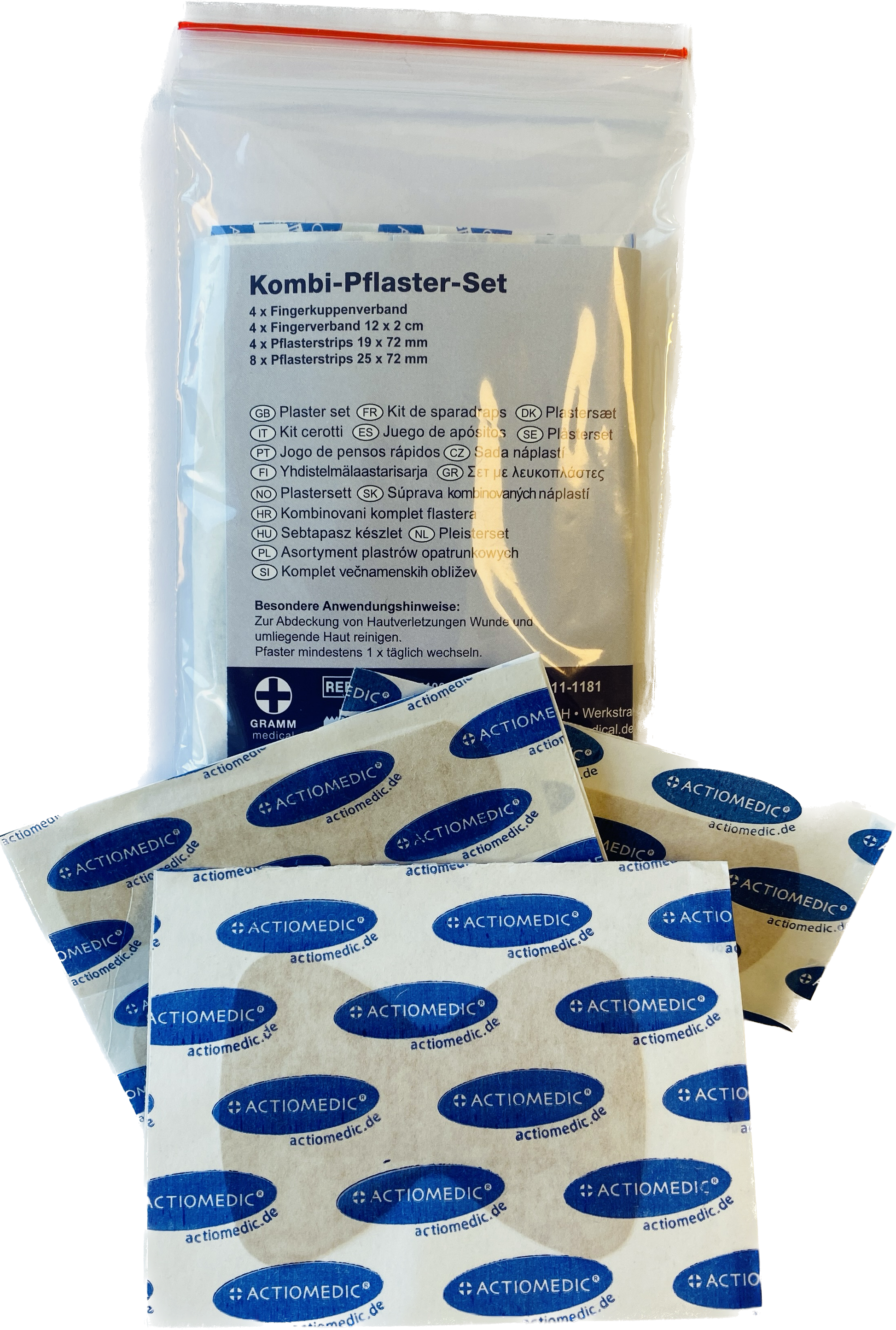 Plastersæt med 20 stk. pr. pakke.