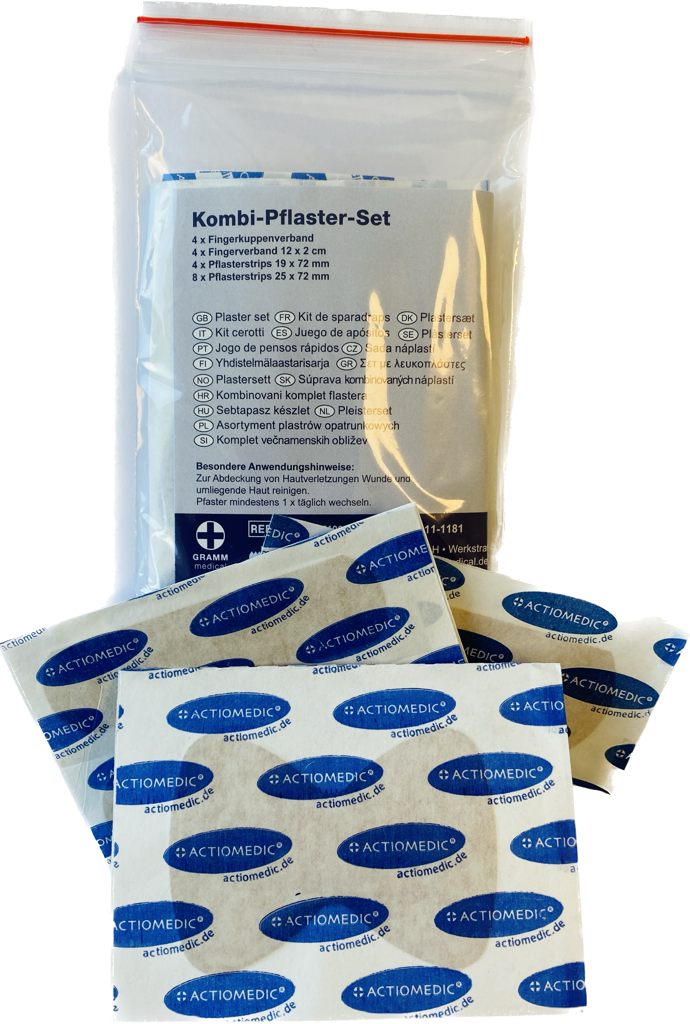 Plastersæt med 20 stk. pr. pakke.