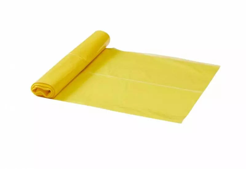 Spandepose, 7 my, HDPE gul, 15 l, 370 mm x 500 mm