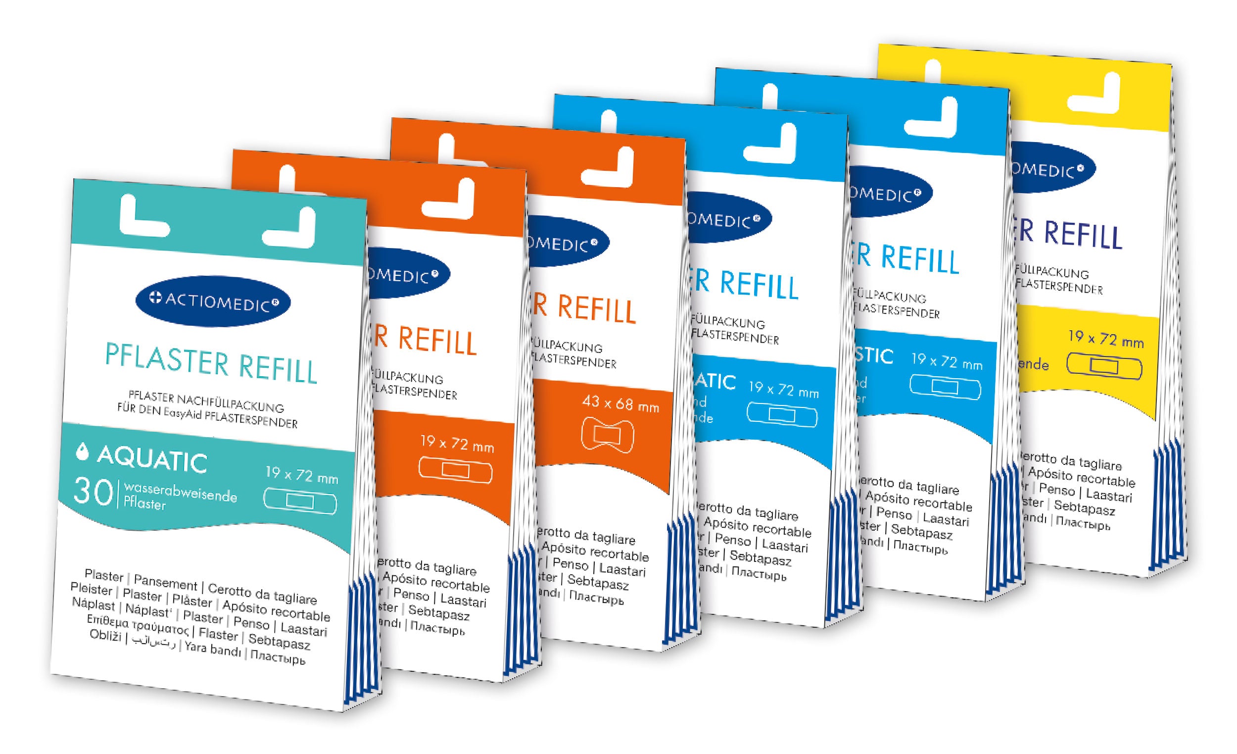 Plasterdispenser - EasyAid - inkl. 90 stk. plasterstrips