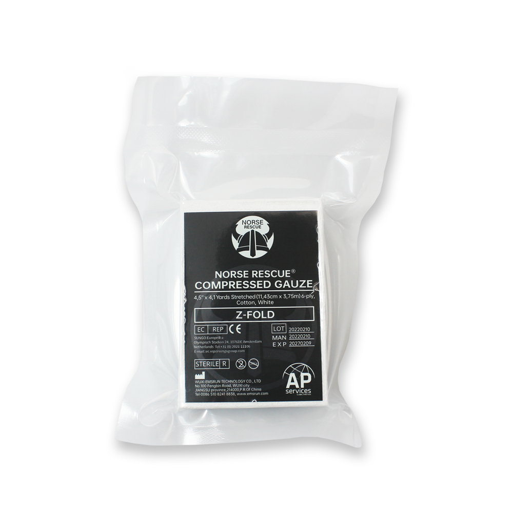 NORSE RESCUE® Compressed Gaze Z-foldet