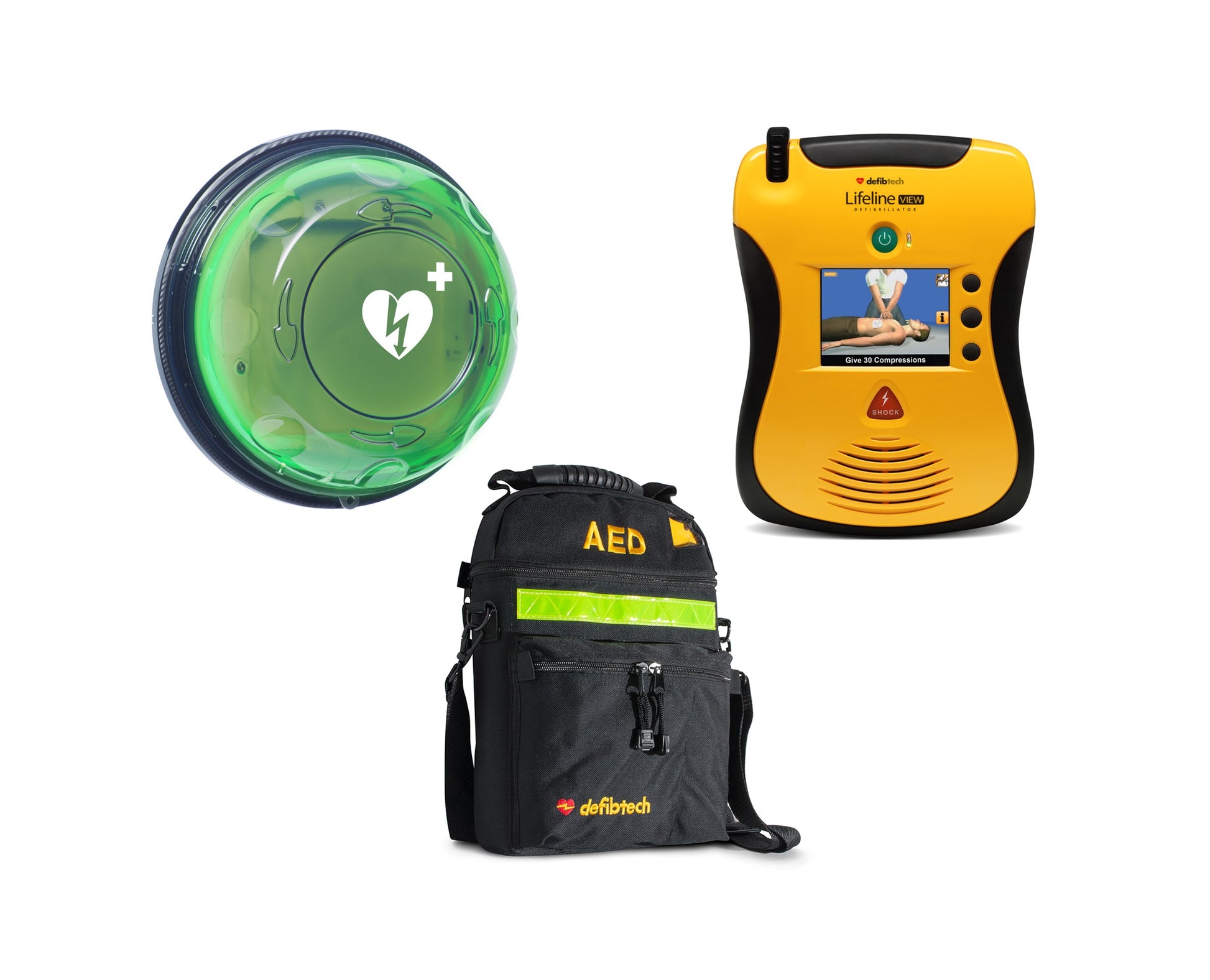 Udendørs hjertestarterpakke 6 - inkl. overvågning