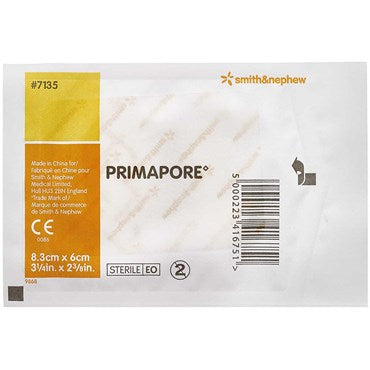 Primapore sterilt plaster - 7,2 x 5 cm