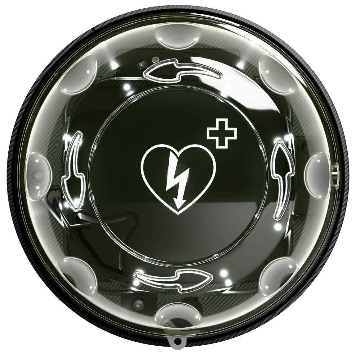 Rotaid Solid Plus Heat Udendørs varmeskab - Hjertestarterskab