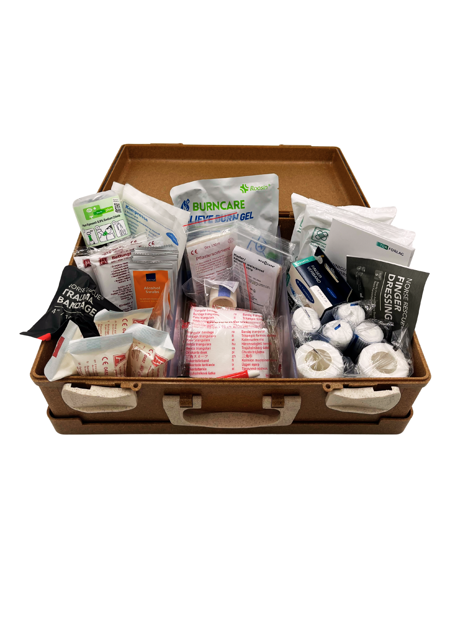 Komplet førstehjælpskasse – bæredygtigt italiensk design. Model Large