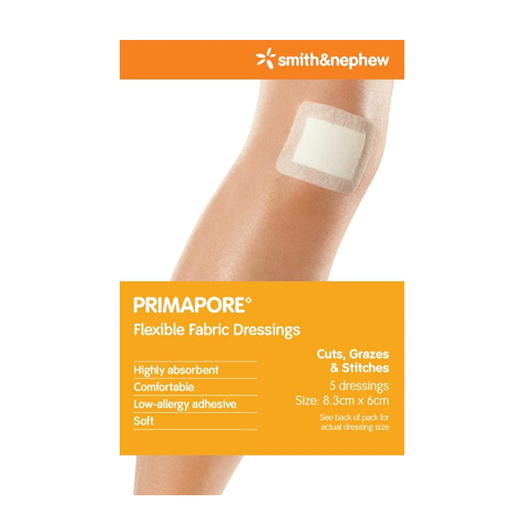 Primapore sterilt plaster - 8,3 x 6 cm