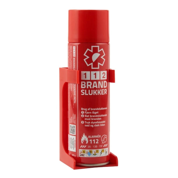 112 BRANDSLUKKER med holder