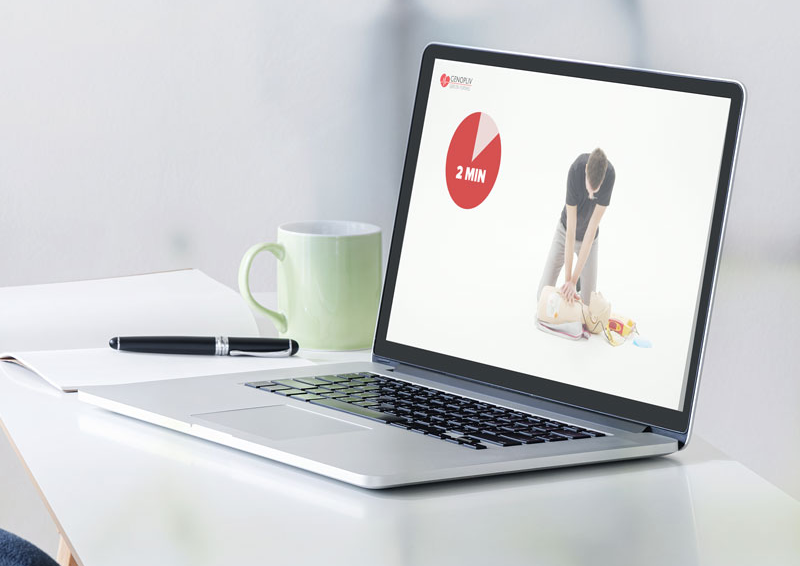 Førstehjælp ved hjertestop, E-læring